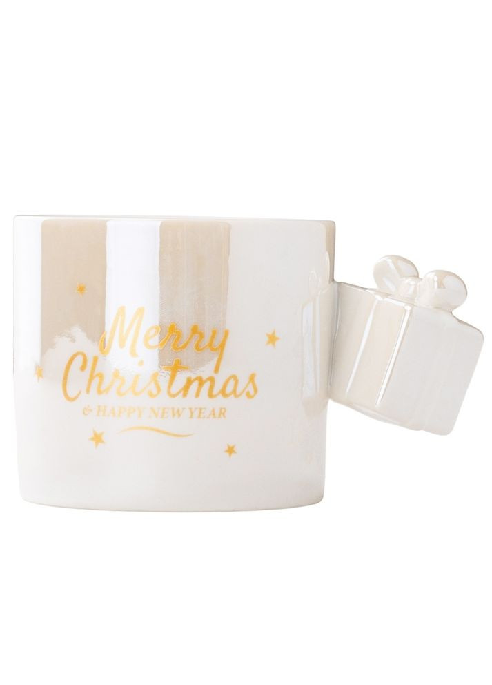 Кружка керамическая Рождественский подарок, 350 мл No Brand (299776090)