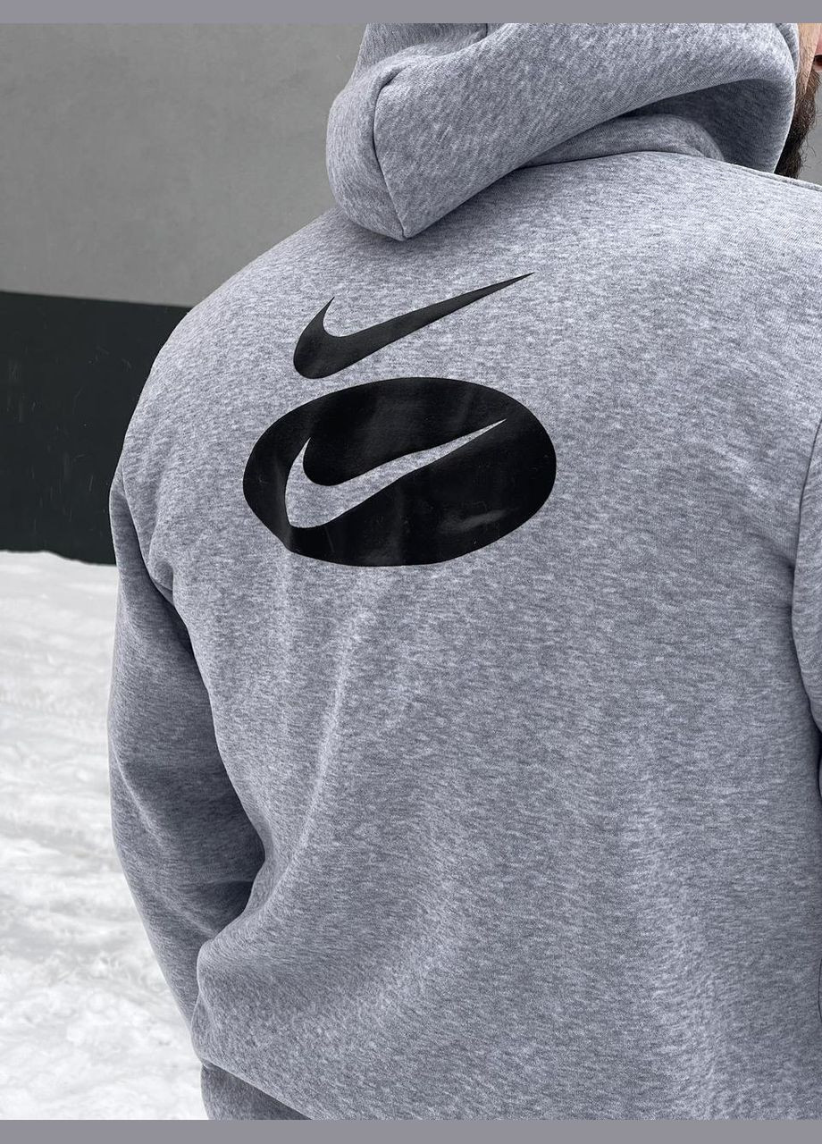 Чоловічий спортивний костюм сірий No Brand (367982224)