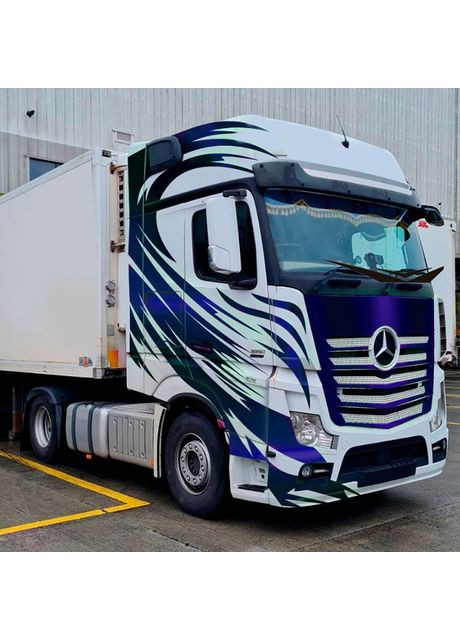 Смуги на кабіну авто 3D TUNING STUDIO Mercedes 15000х1200х0.14мм No Brand (362498410)