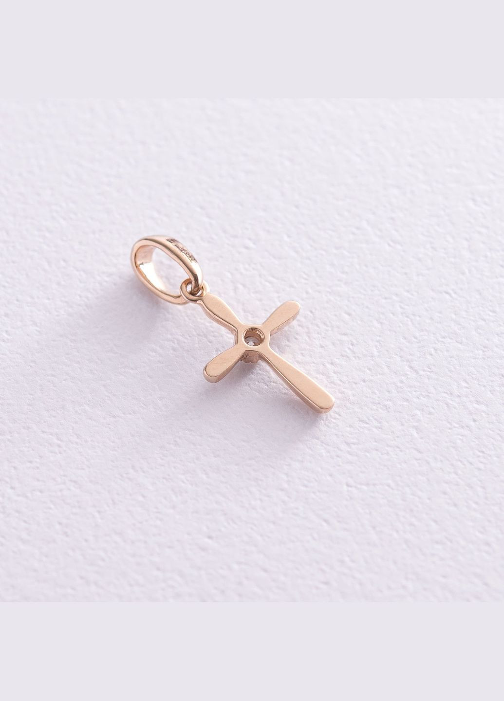 Золотий хрестик з фіанітом п03457 Oniks (264022754)