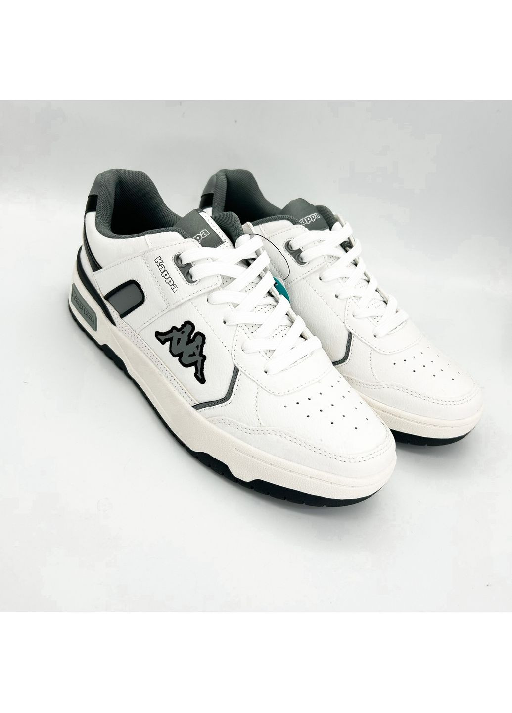 Белые кеды (р) экокожа 0-1-1-243362 Kappa