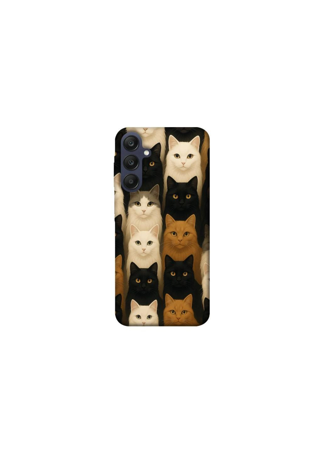 Чехол на Samsung Galaxy A25 5G Colorful Cat Collage Frontalka (352211204)