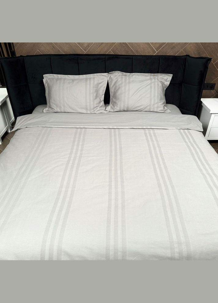 Комплект постельного белья евро Melkor V3 серый ранфорс Clasy Комплект постельного белья евро Melkor V3 серый ранфорс (304367768)