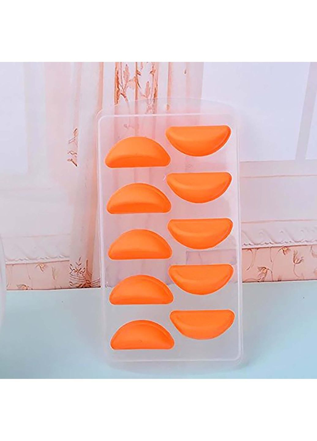 Форма для льоду «Дольки апельсина» із пластику, 10 комірок, 21,6×11×2,5 см Kitchen Master (338656765)