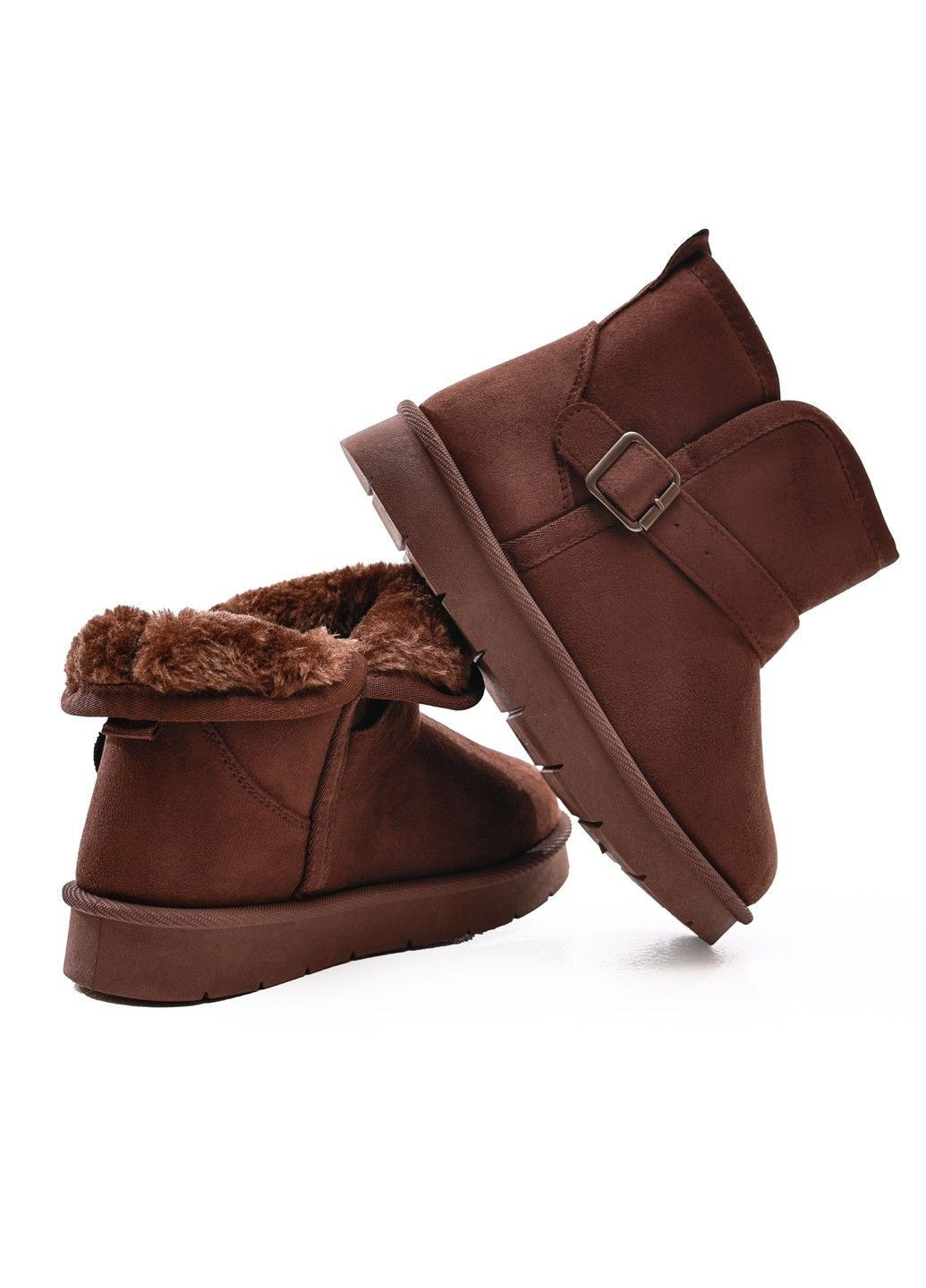 Коричневые угги для девочки подростка No Brand