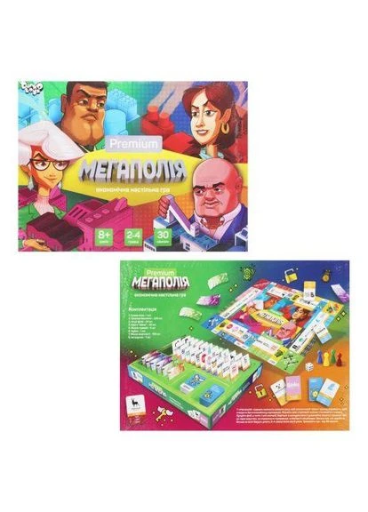 Настольная игра "Мегаполия Premium", укр Danko Toys (366018366)
