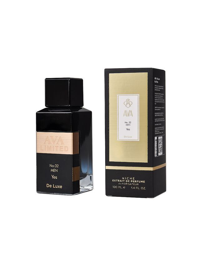Нішевий парфумерний екстракт для чоловіків -De Luxe Yes NICHE PERFUME 100 ml Ava (365284511)