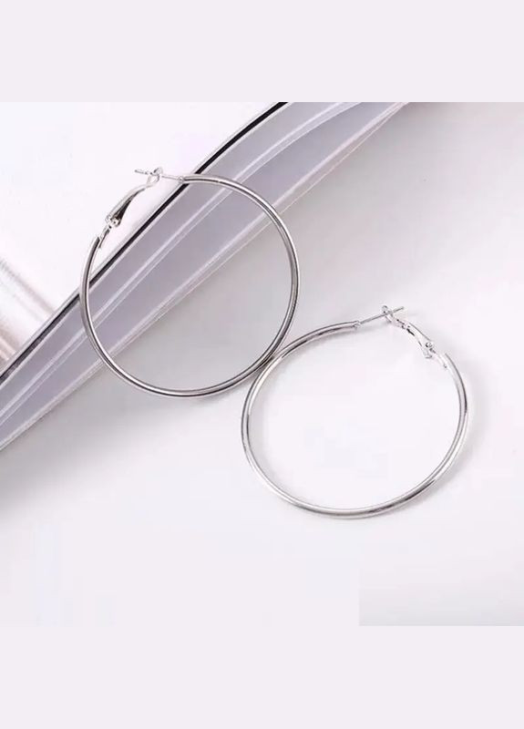 Сережки кольца Конго великі круги No Brand (339103962)