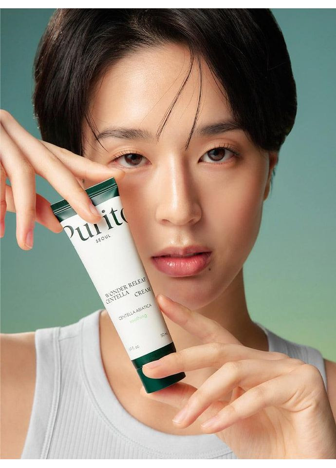 PURITO Заспокійливий крем з центелою Wonder Releaf Centella Cream 50 мл — Крем, Південна Корея (356675732)