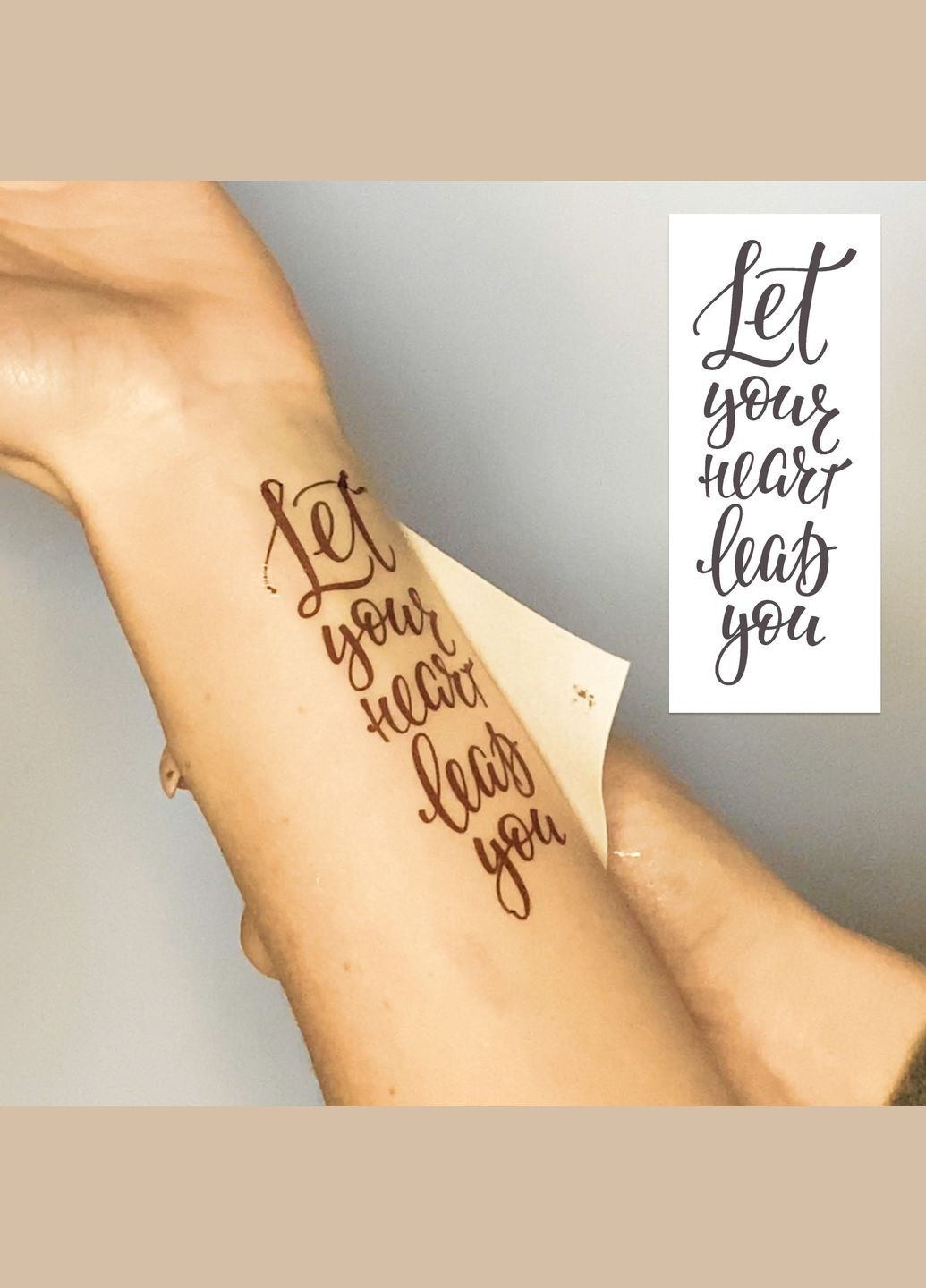 Временное тату "По зову сердца" Arley Sign (295265773)