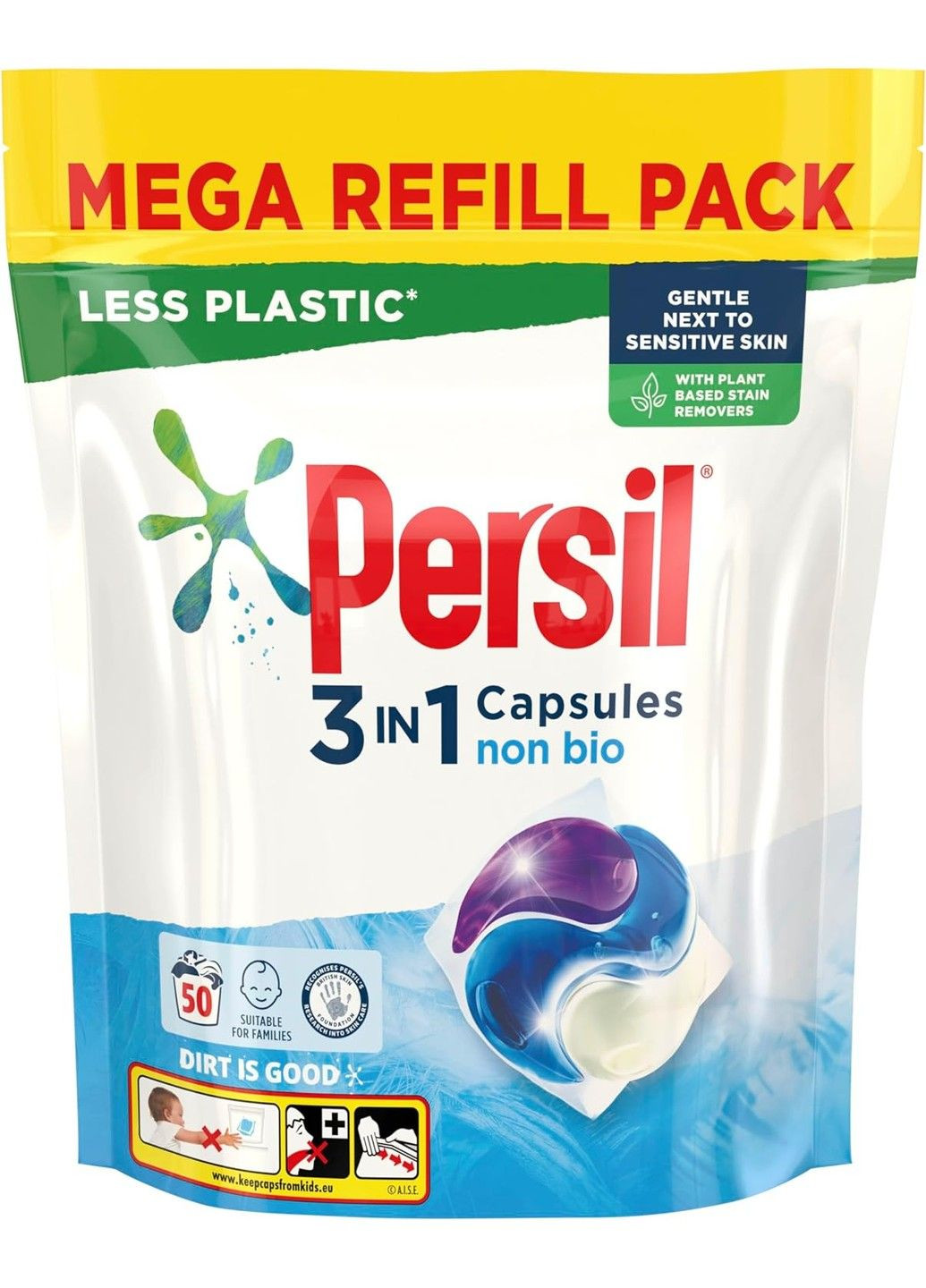 Капсули для прання 3in1 Non Bio 50шт Persil (294063836)