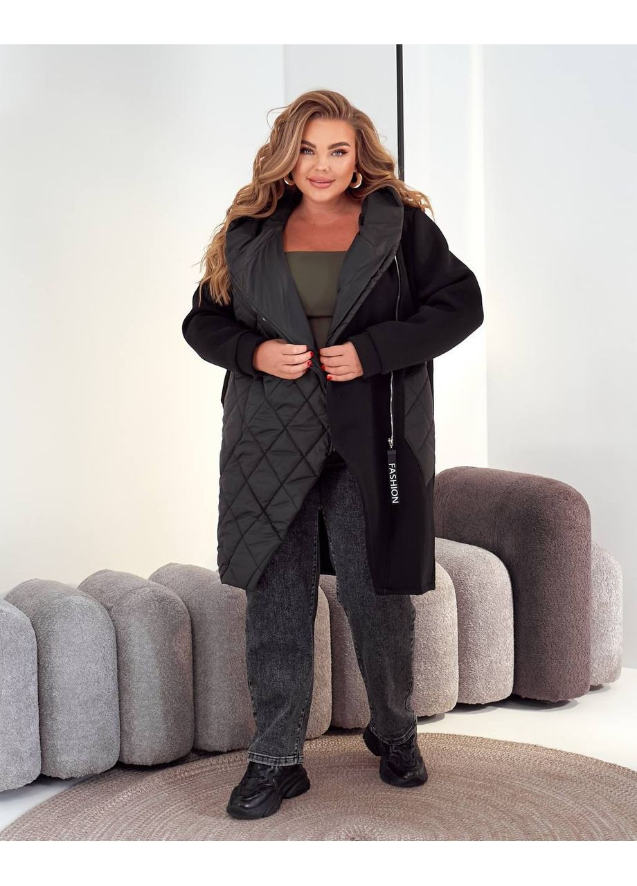 Черный демисезонный кардиган Vione