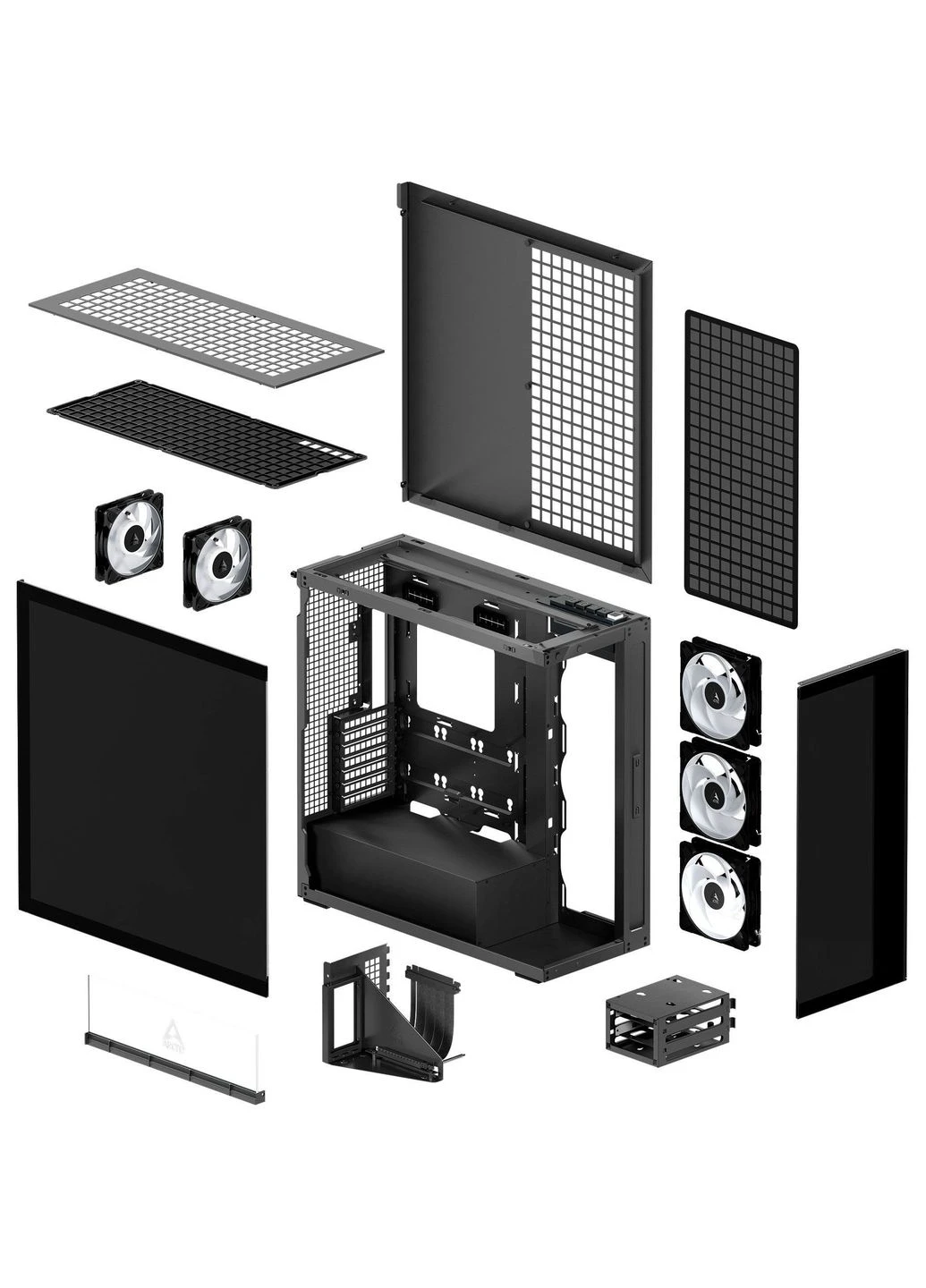 Корпус Xtender VG Mirror Black (ACPCC00019A) [143246] Arctic (400983325)