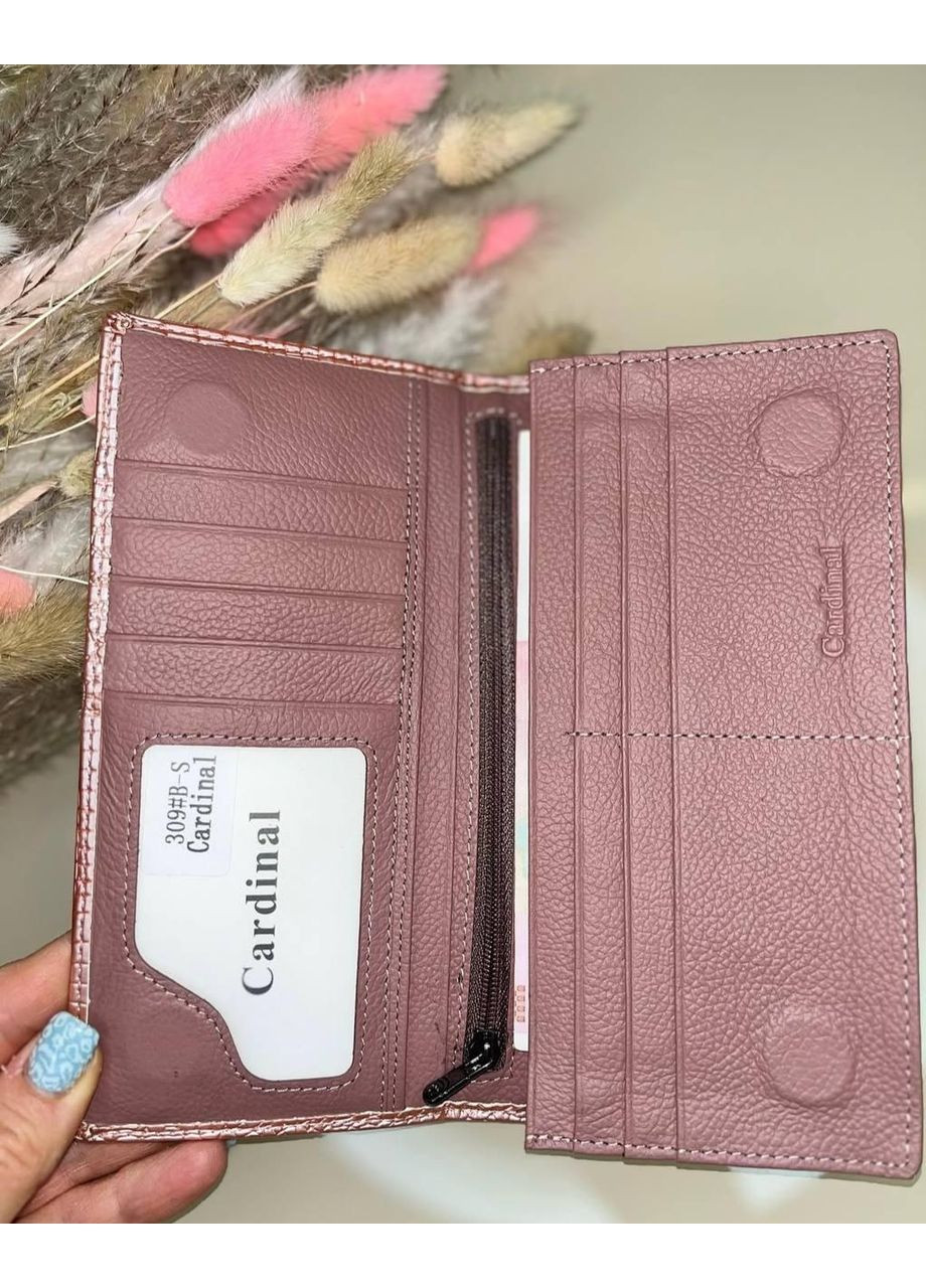 Жіночий гаманець шкіра лаковий магнітна застібка Cardinal (369723538)