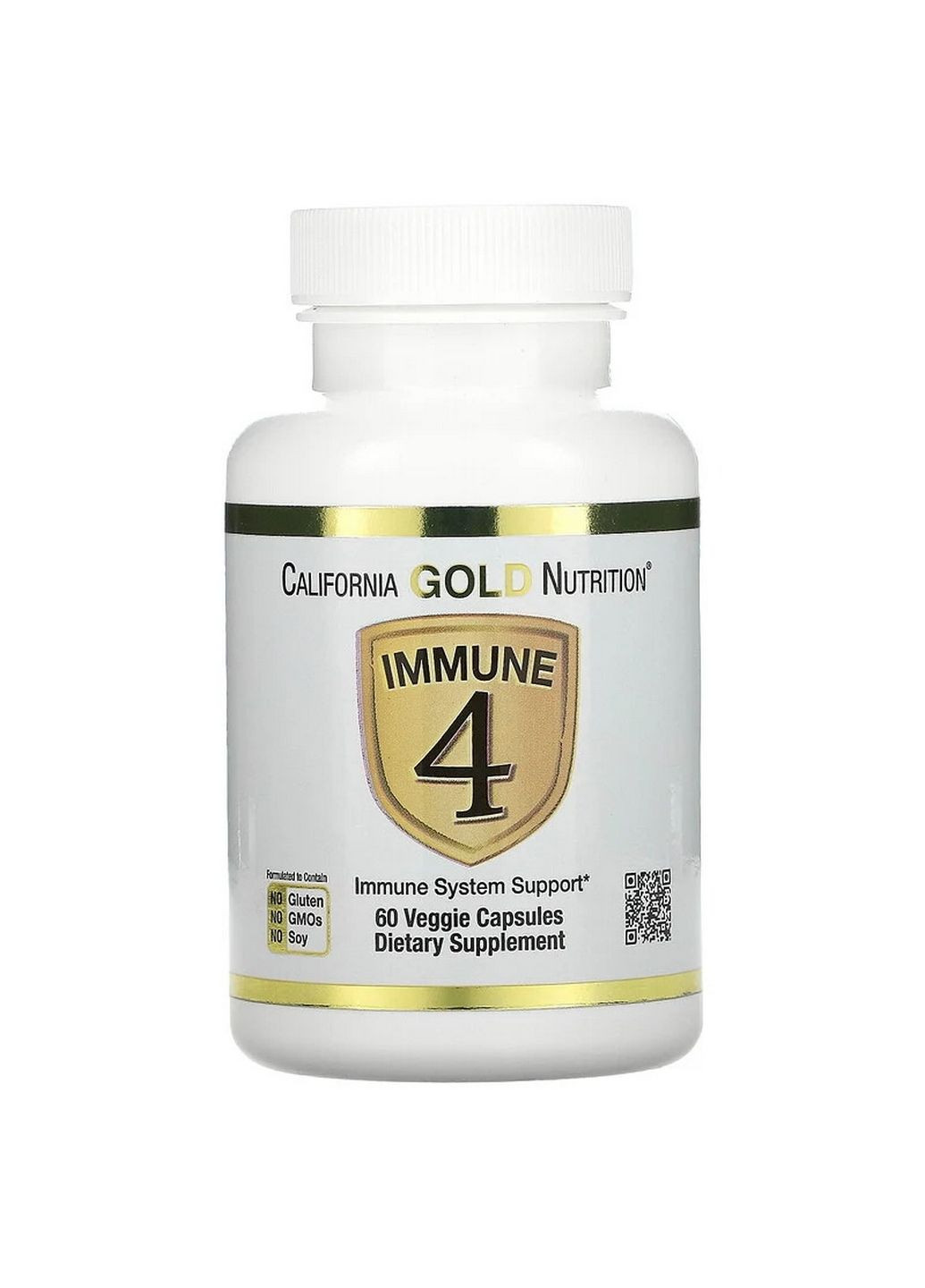 Вітаміни та мінерали Immune 4, 60 вегакапсула California Gold Nutrition (293421748)