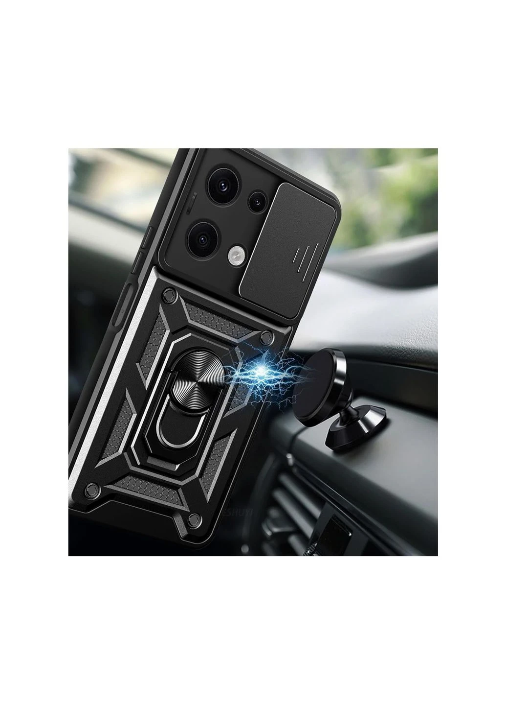 Чохол до мобільного телефона (711030) BeCover Military Xiaomi Redmi Note 13 5G Black (326596316)