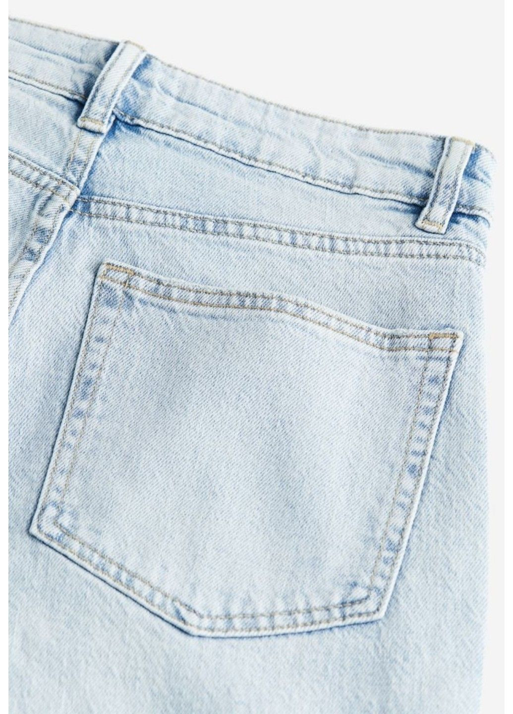 Жіночі джинси Wide Nigh (56840) W34 Блакитні H&M - (288838913)