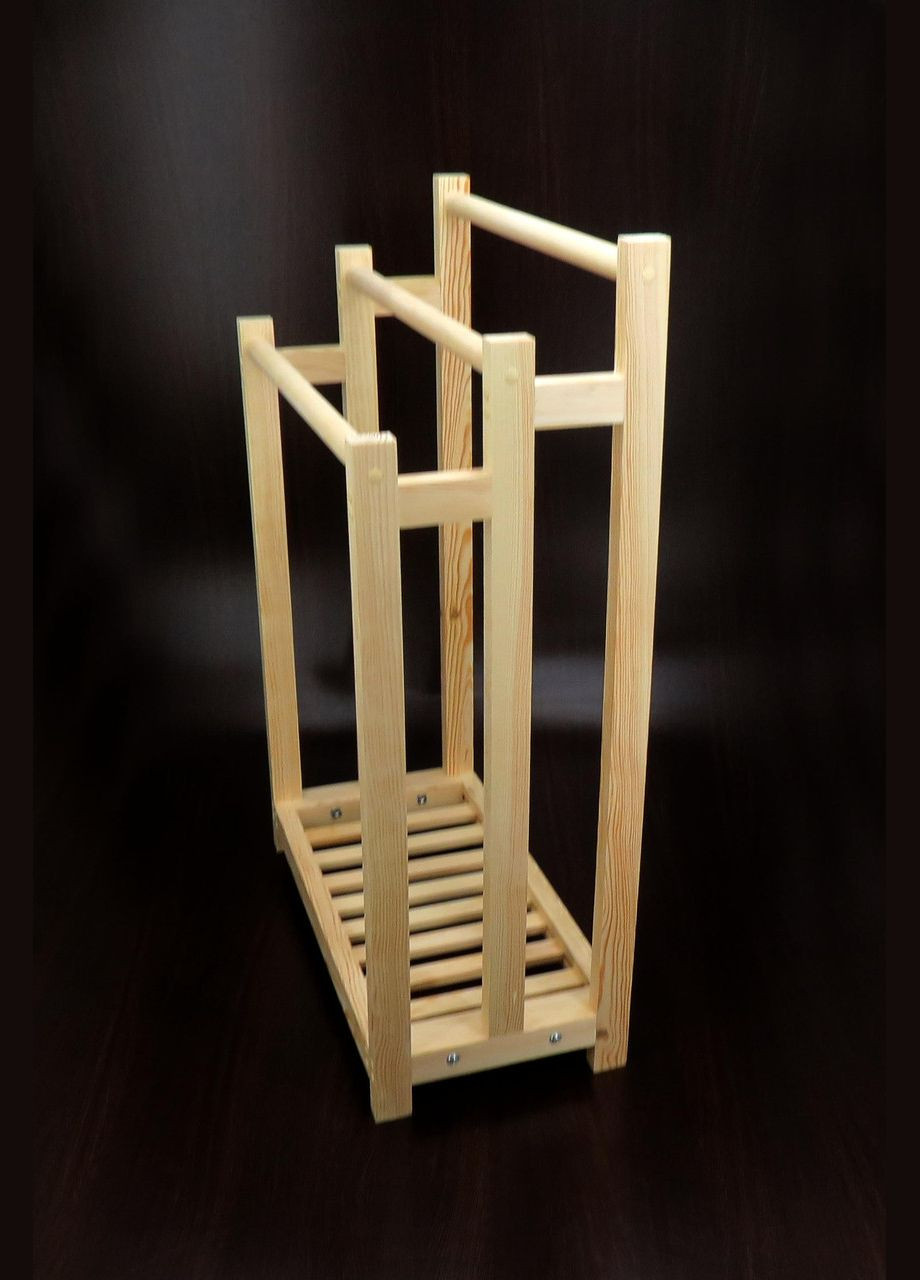 Стойка-вешалка напольная из дерева Твинпикс бланже (СШВ-00801) No Brand (328210234)