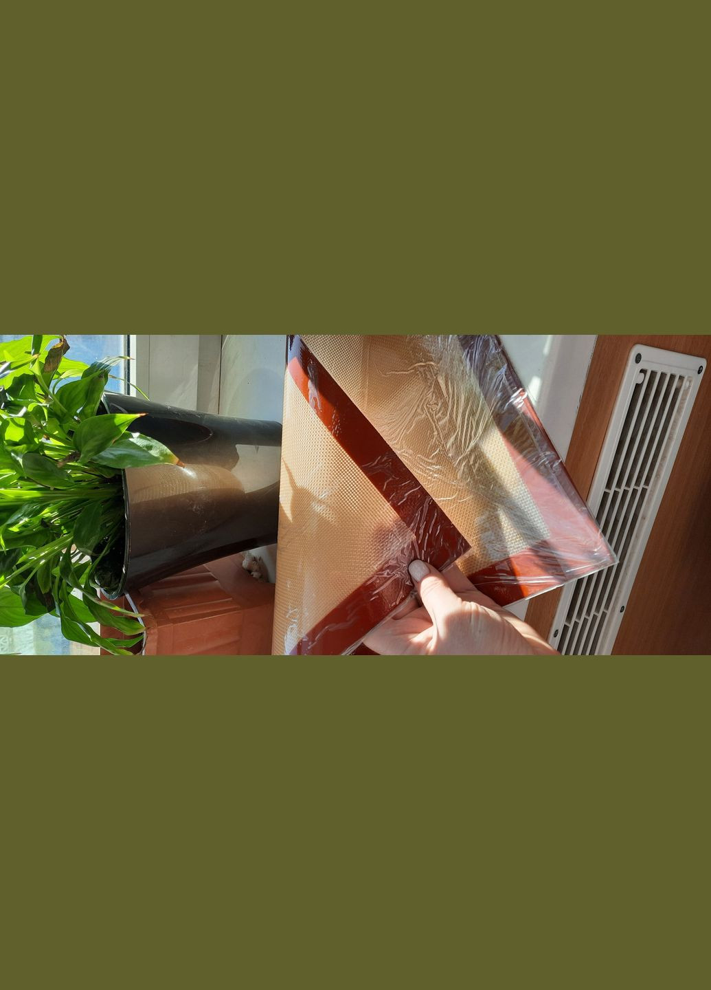 Коврик силиконовый литой для выпечки 30х40 см (армированный стекловолокном) KND PARK (314837470)