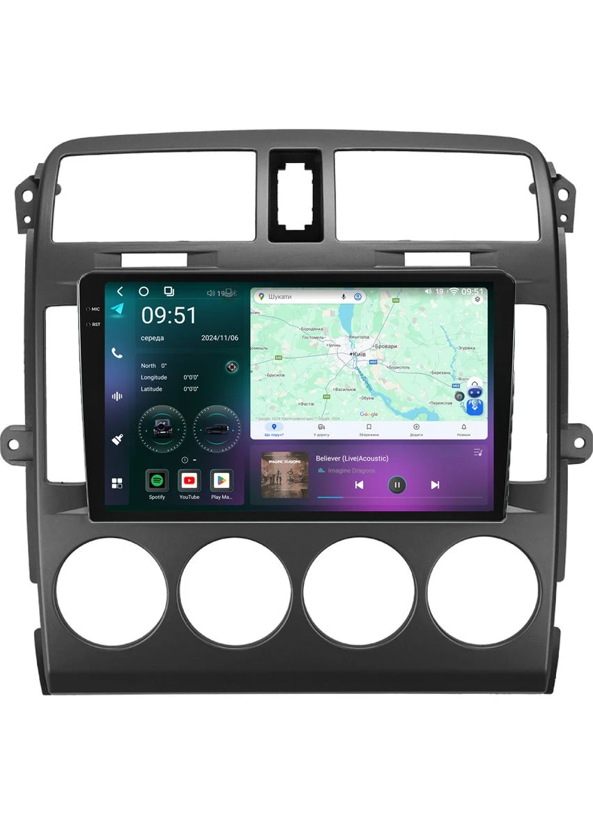 Штатная магнитола M7 Plus Kia Carnival (2001-2006) M7 Plus 8Gb+256Gb CarPlay QleD Mekede (352262867)