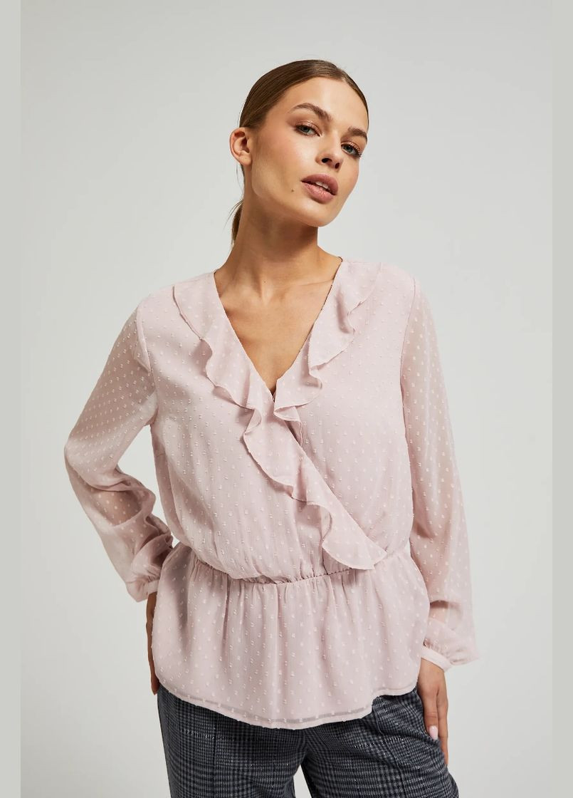 Рожева блузка жіноча Moodo