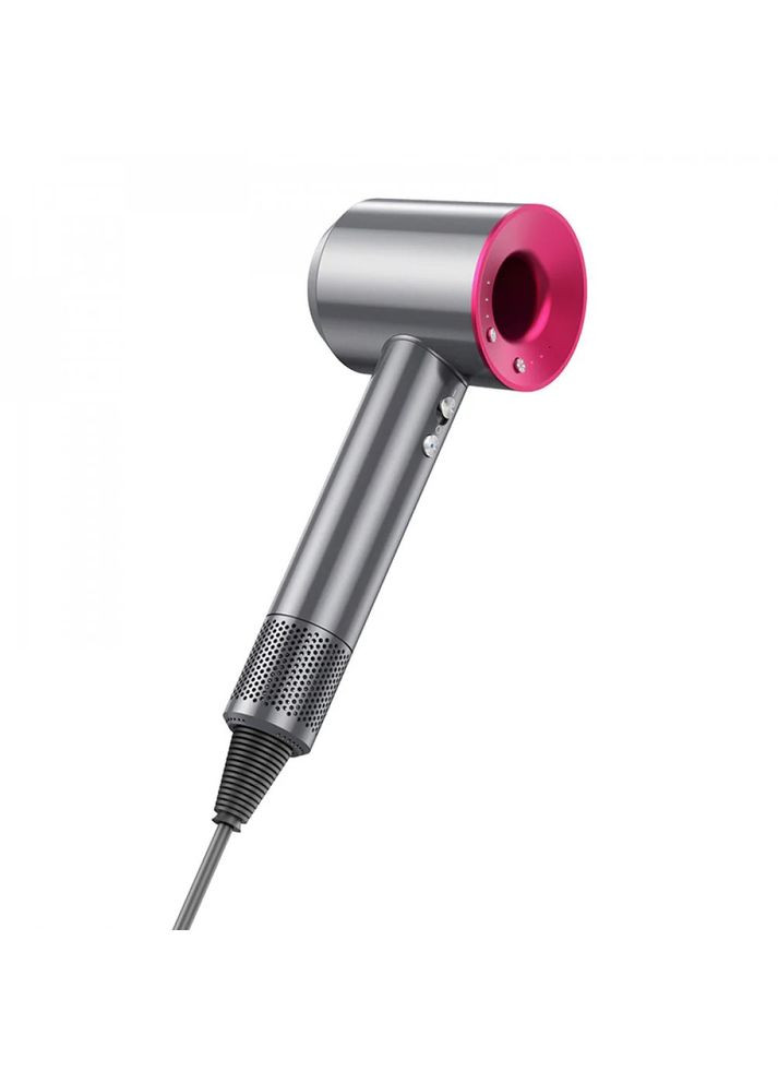 Фен потужний компактний HP11 negative ion hair dryer 1600W сірий з рожевим Hoco (311481333)