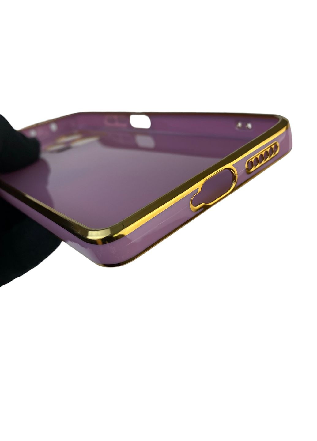 Чехол для Redmi Note 12 Pro Plus 5G с защитой камеры с золотой окантовкой редми нот 12 про + черничный gs1 Xiaomi (366229545)