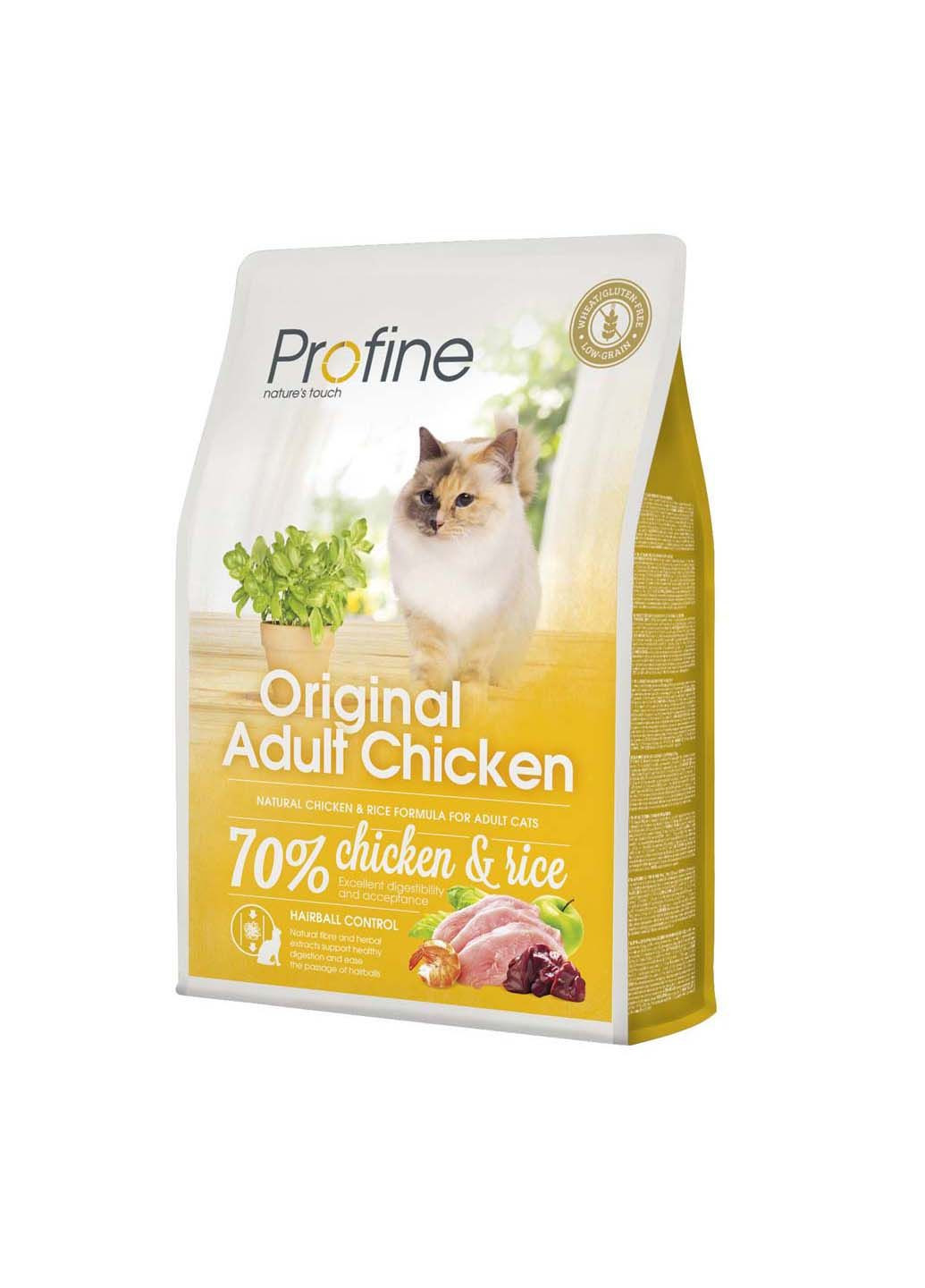 Сухой корм для взрослых котов Cat Original Adult с курицей и рисом 2 кг Profine (286472829)