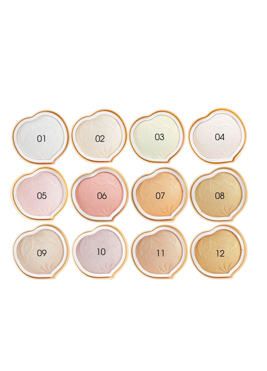 Набор хайлайтеров для лица, 12 штук Warda Beauty (367991509)