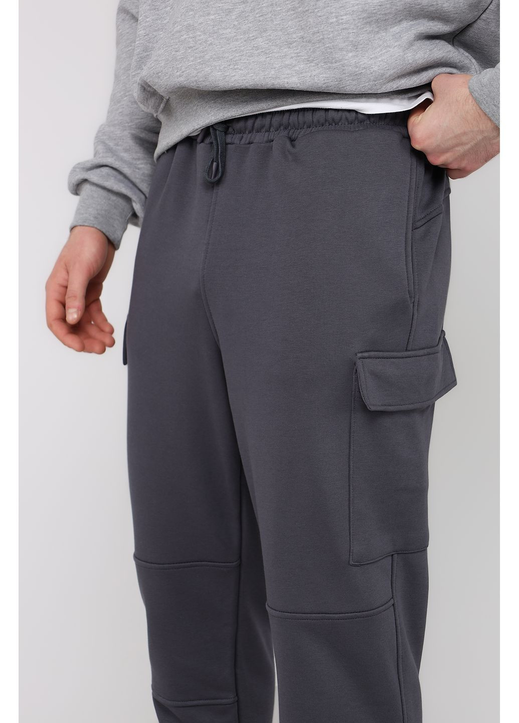 Штани спортивні чоловічі колір графіт CB-00286345 Yuki (368296034)