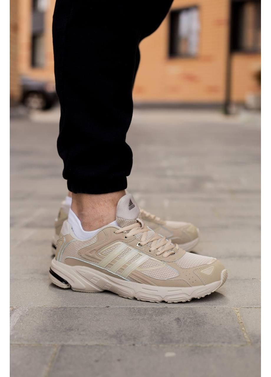 Бежевые демисезонные кроссовки мужские adidas originals response cl beige адидас No Brand