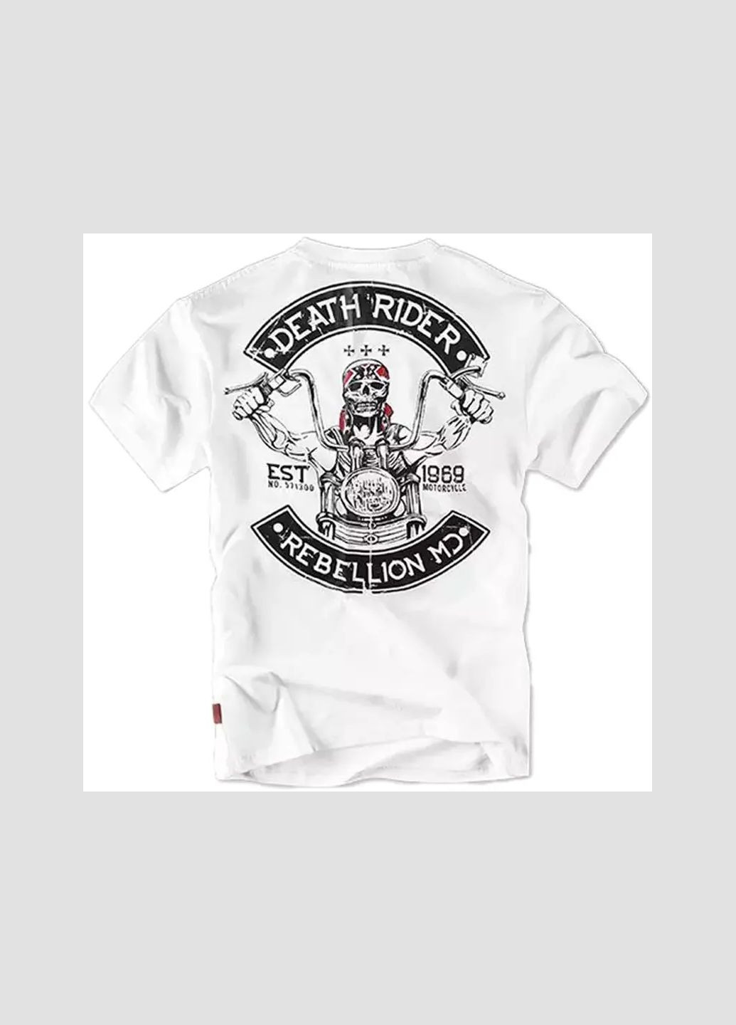 Белая футболка death rider ts86wt Dobermans Aggressive