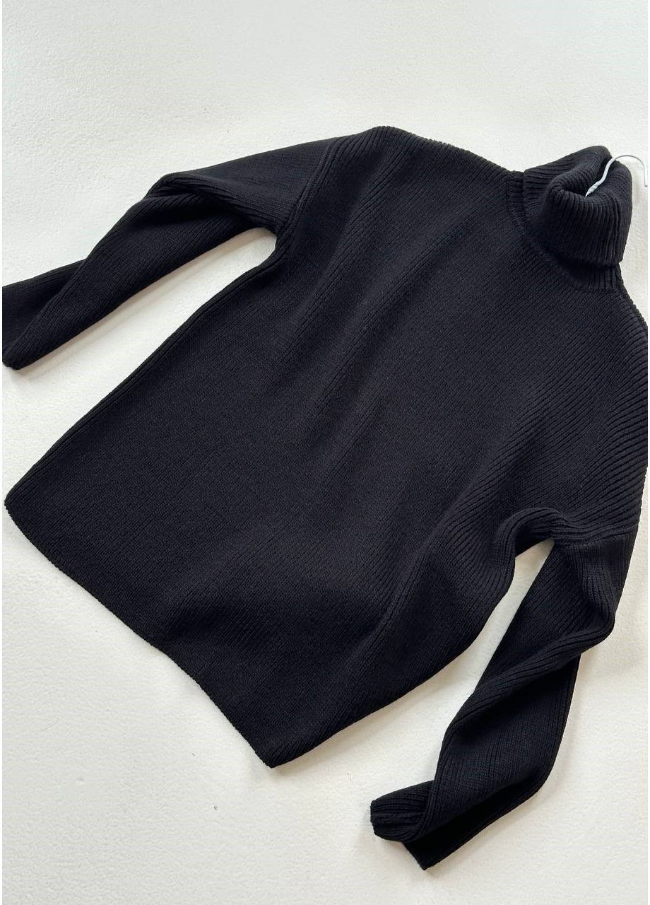 Черный демисезонный свитер оверсайз No Brand Оверсайз