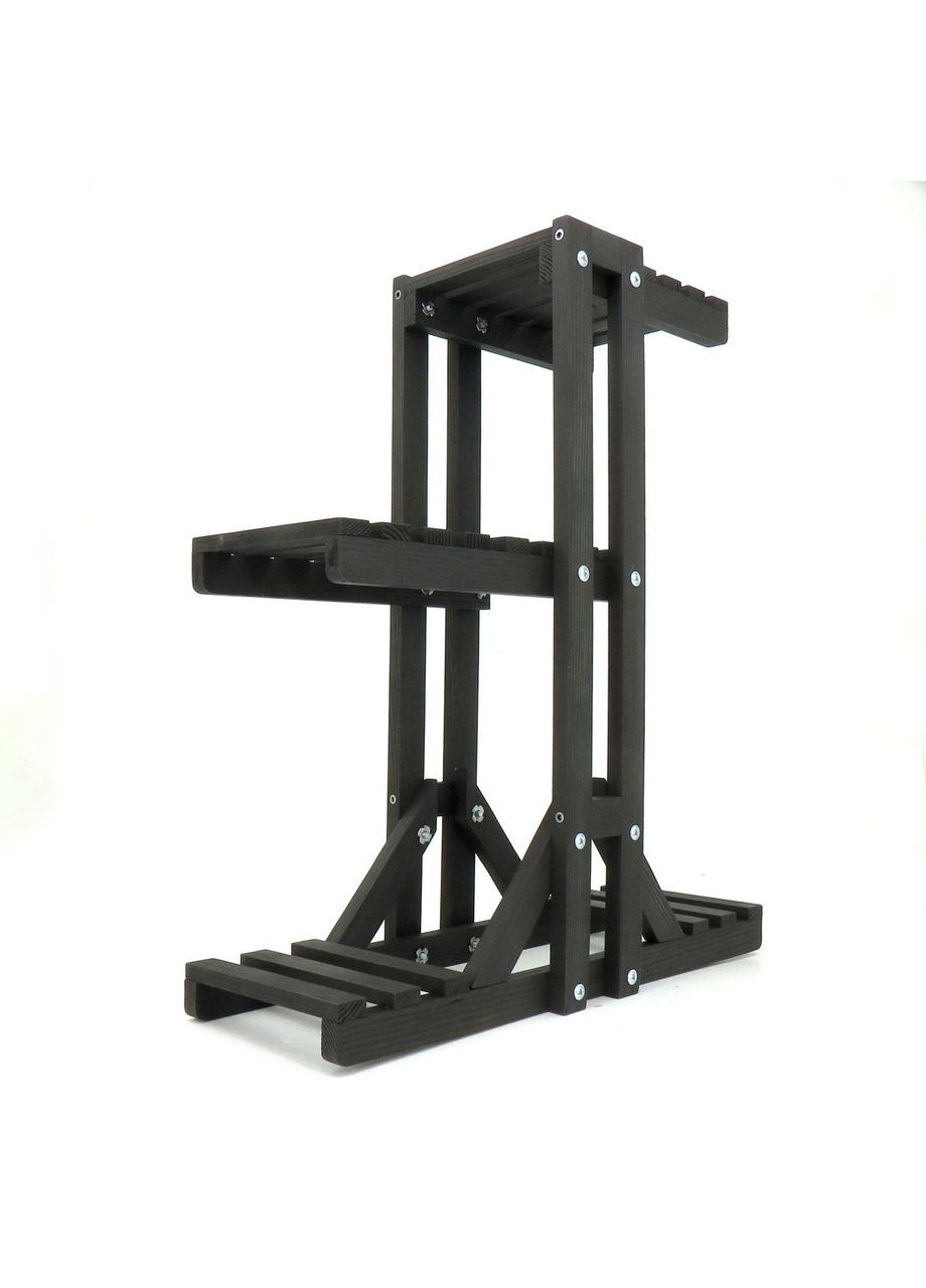 Підставка для квітів з дерева Фонтебоа венге (ЦВП-010112) No Brand (328228352)