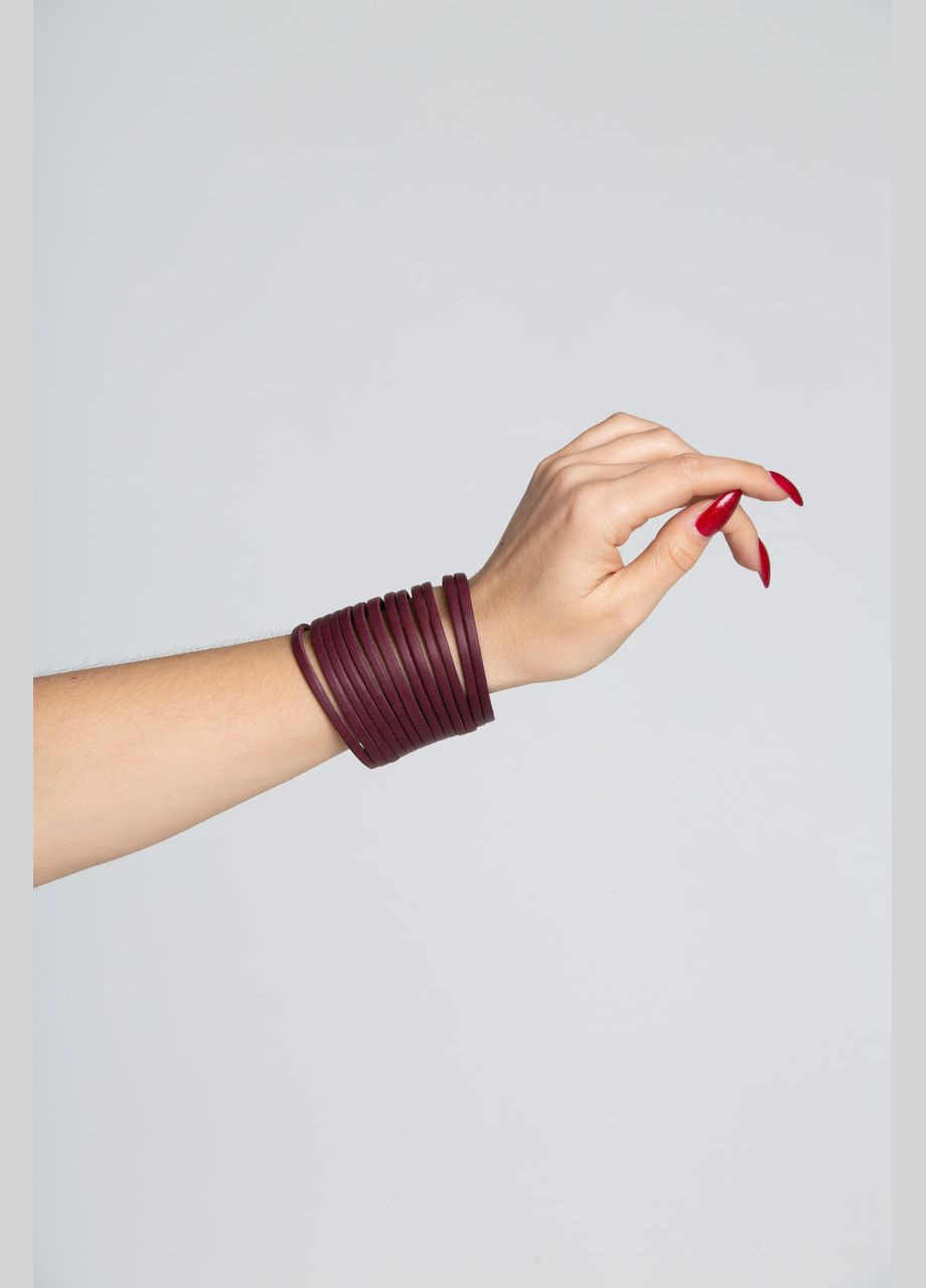 Шкіряний браслет марсала BR -26 Edena (307925964)