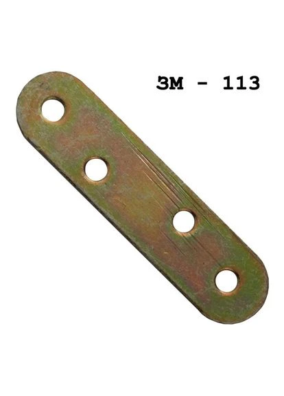 Пластина крепежная № 4 (80х20х1,5мм) (20 шт.) No Brand (387609538)