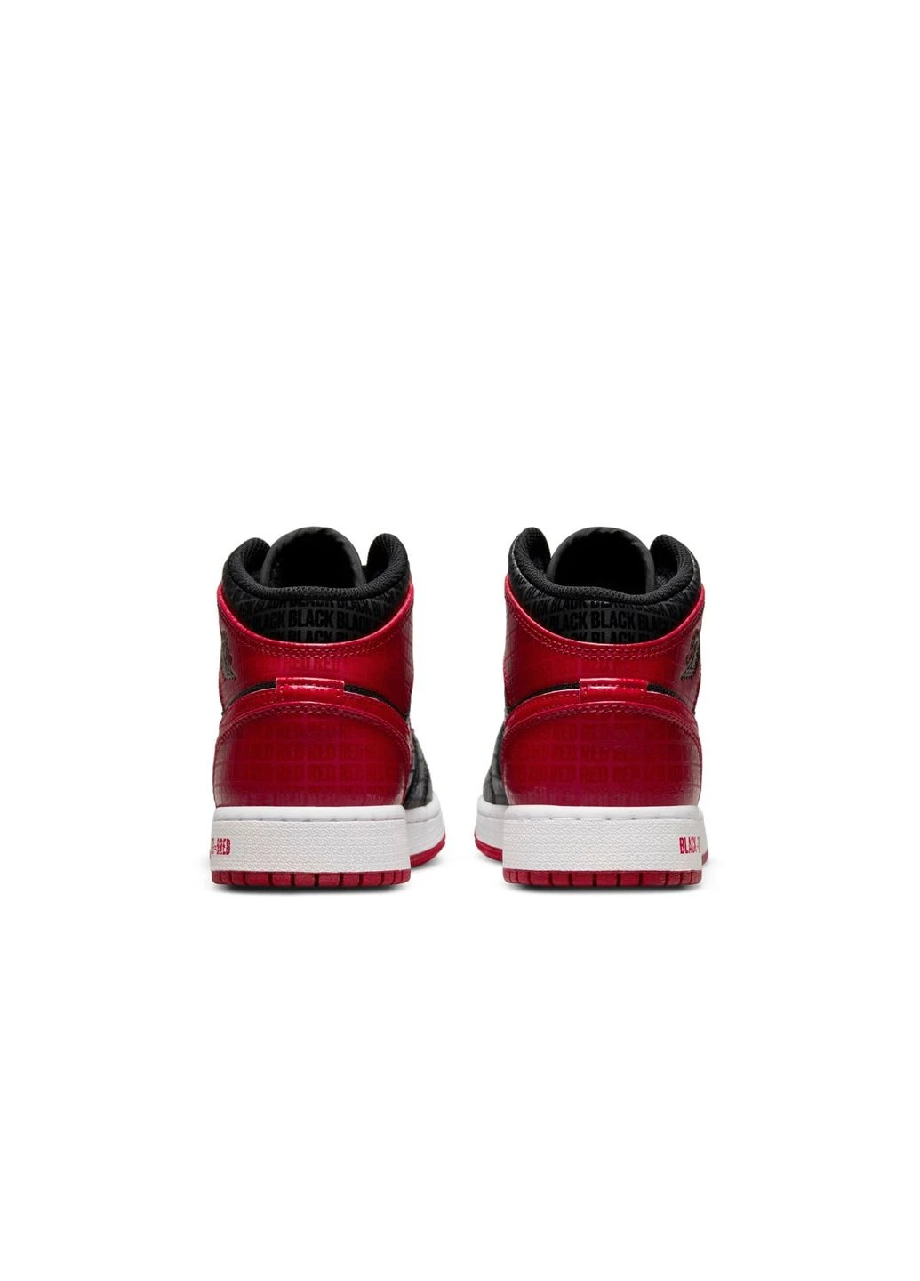 Кроссовки 1 Mid Black/Red Dm9650-001 Air Jordan (399377858)