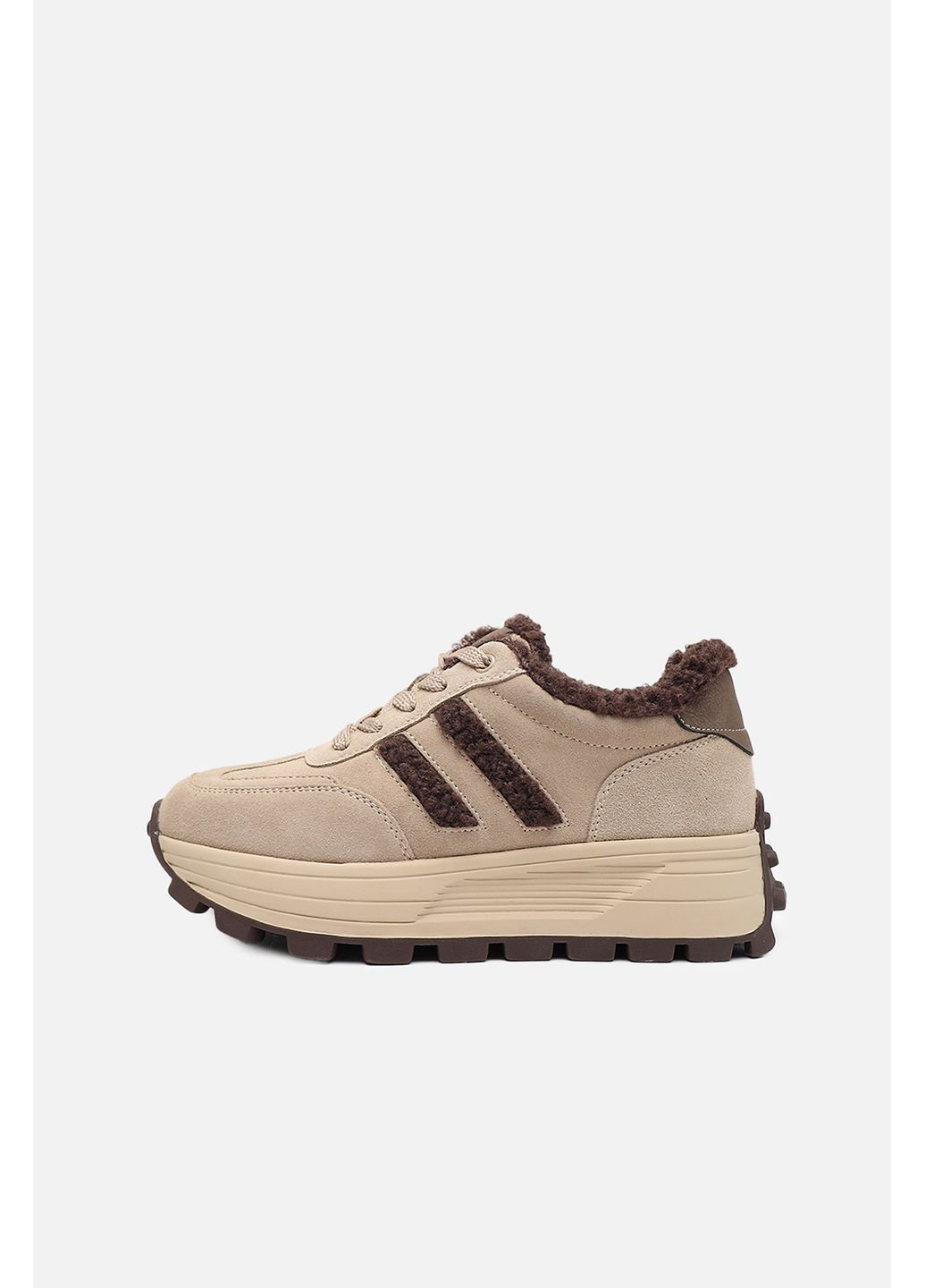 Кросівки жіночі колір бежевий ЦБ-00275324 Yuki бежеві зими (363620526)