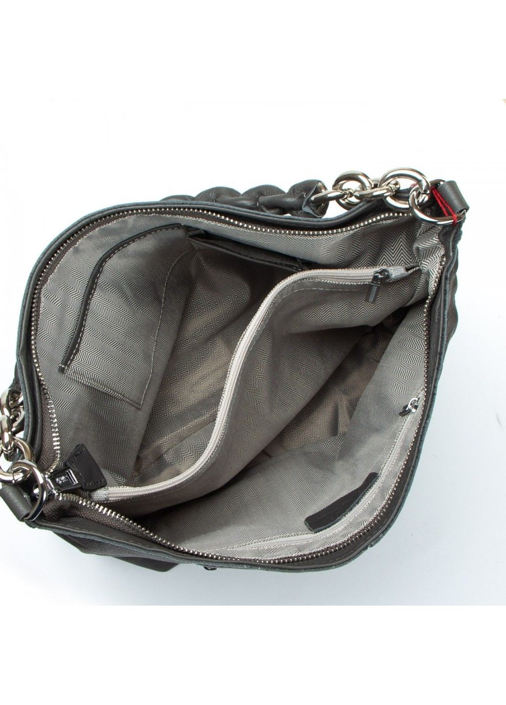Жіноча шкіряна сумка 8798-9 grey Alex Rai (282557308)