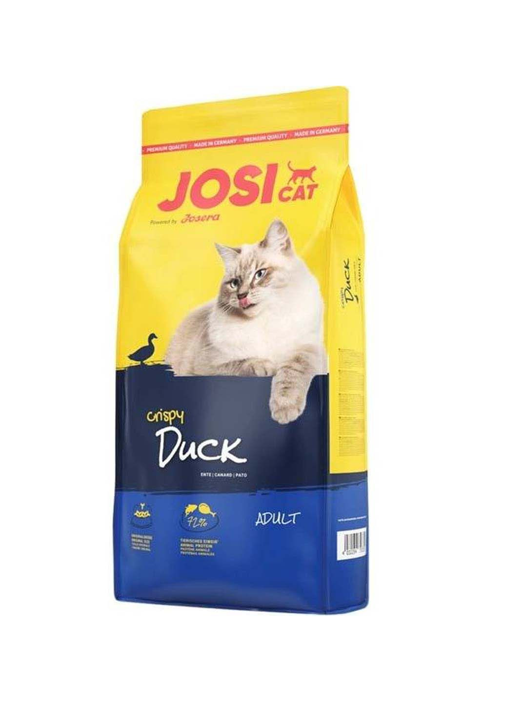 Сухой корм для взрослых кошек Crispy Duck 650 г JosiCat (286472818)