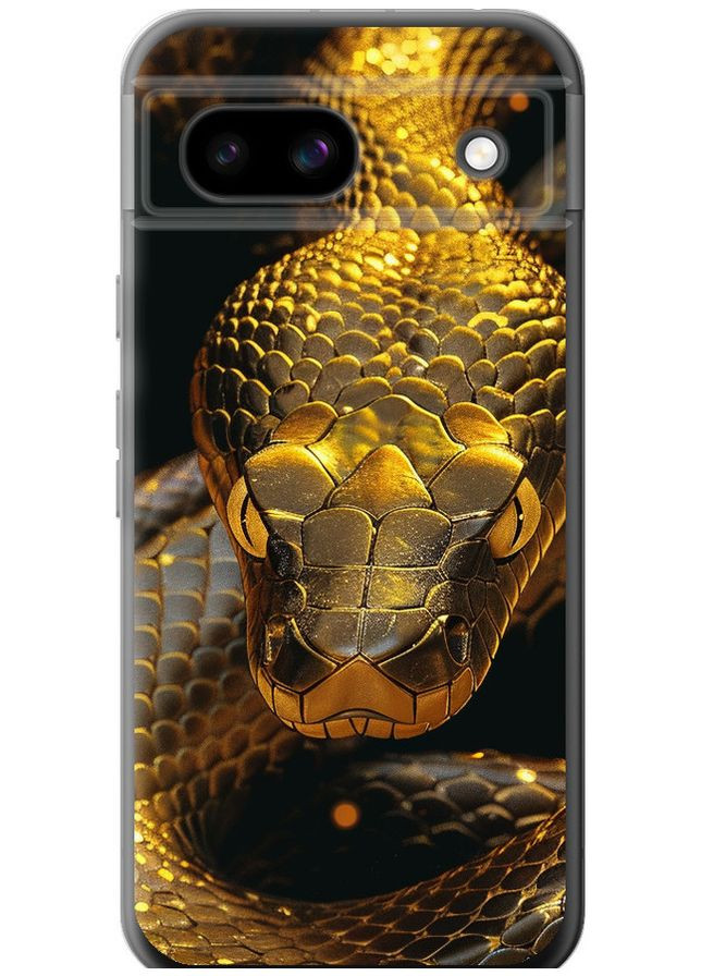 Силіконовий чохол 'Golden snake' для Endorphone Google Pixel 8A (315724641)