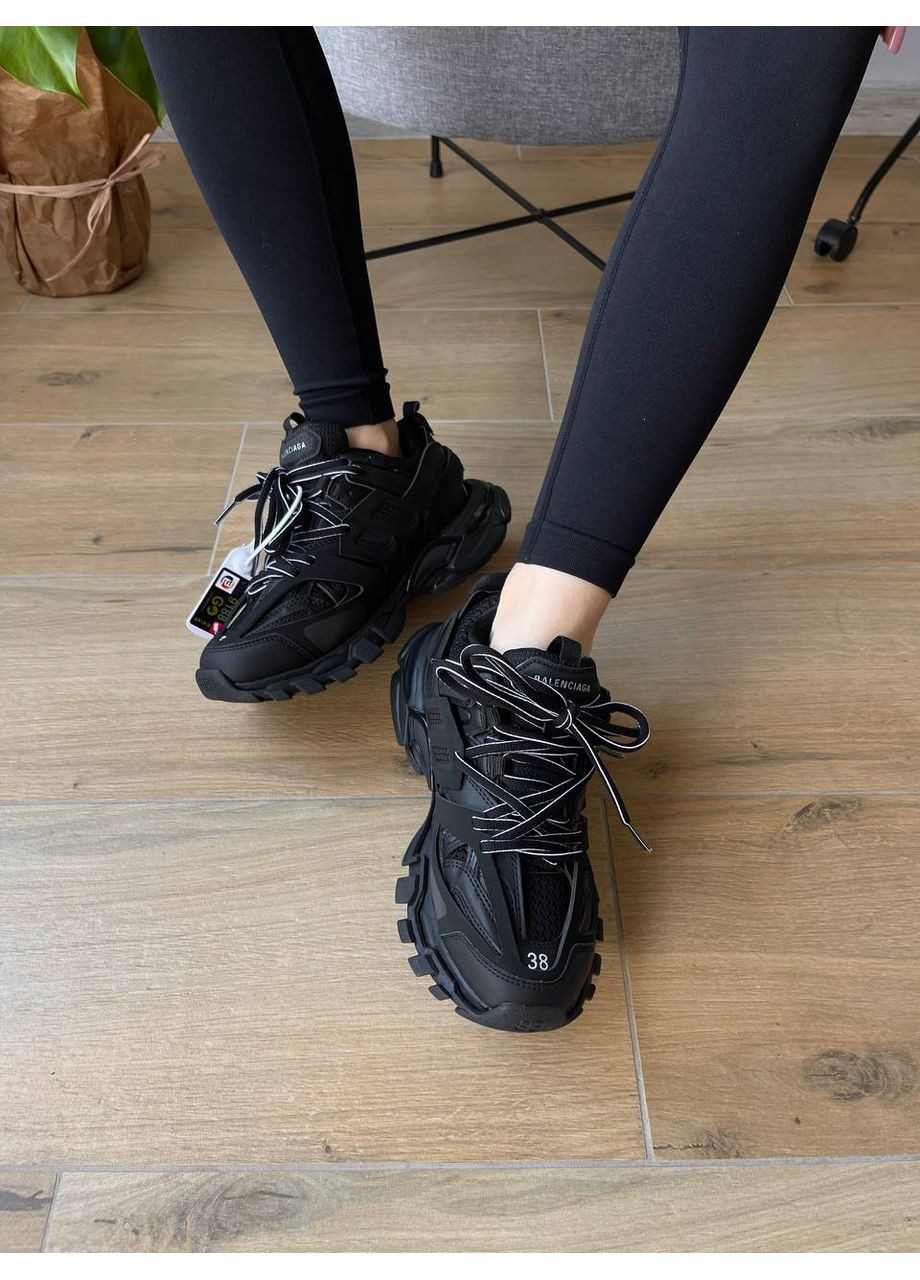 Кроссовки женские Balenciaga Track Black 542023 W No Brand белые демисезоны (366337418)