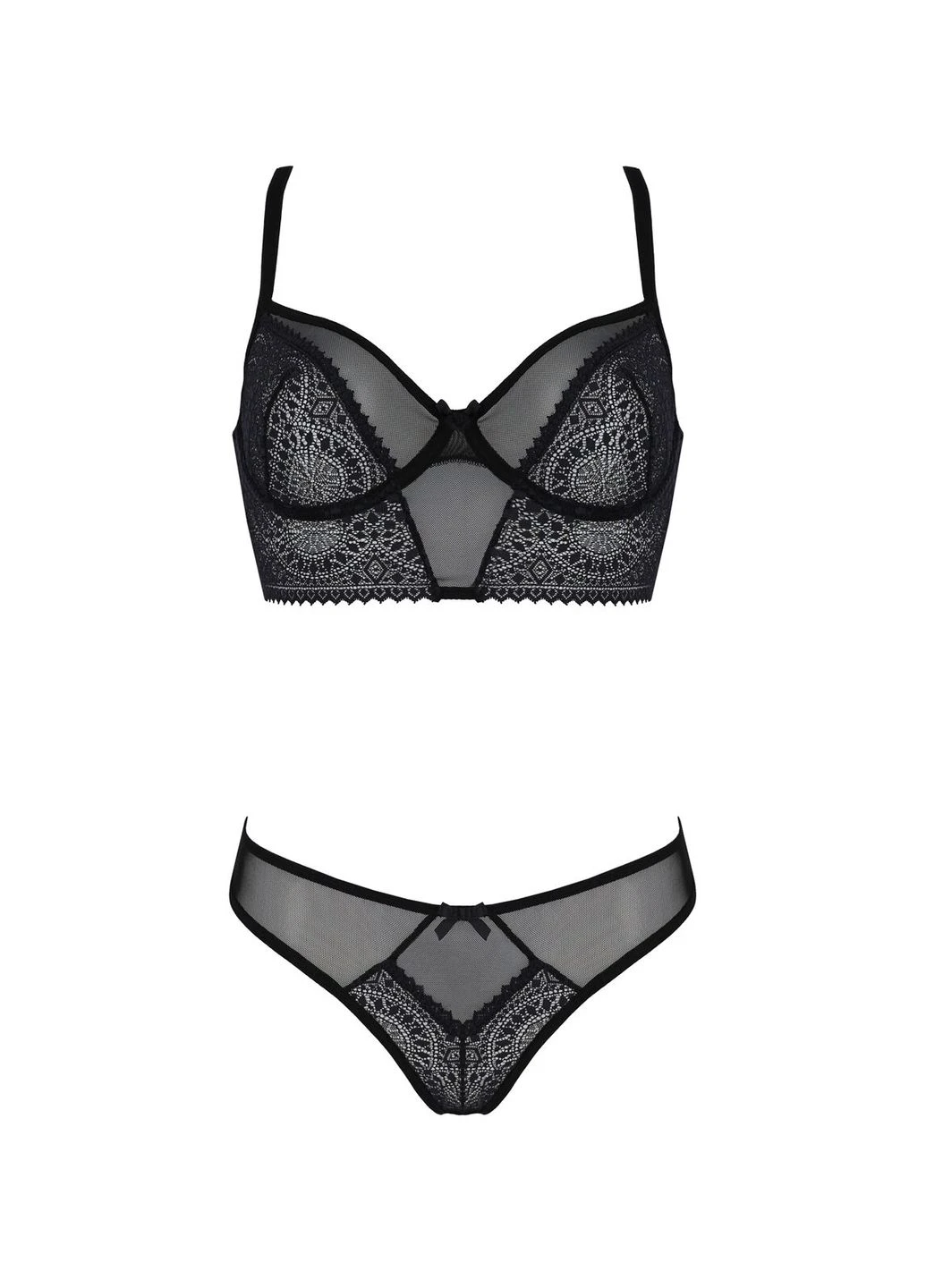 Комбинированный демисезонный комплект drosera set black – eco Passion