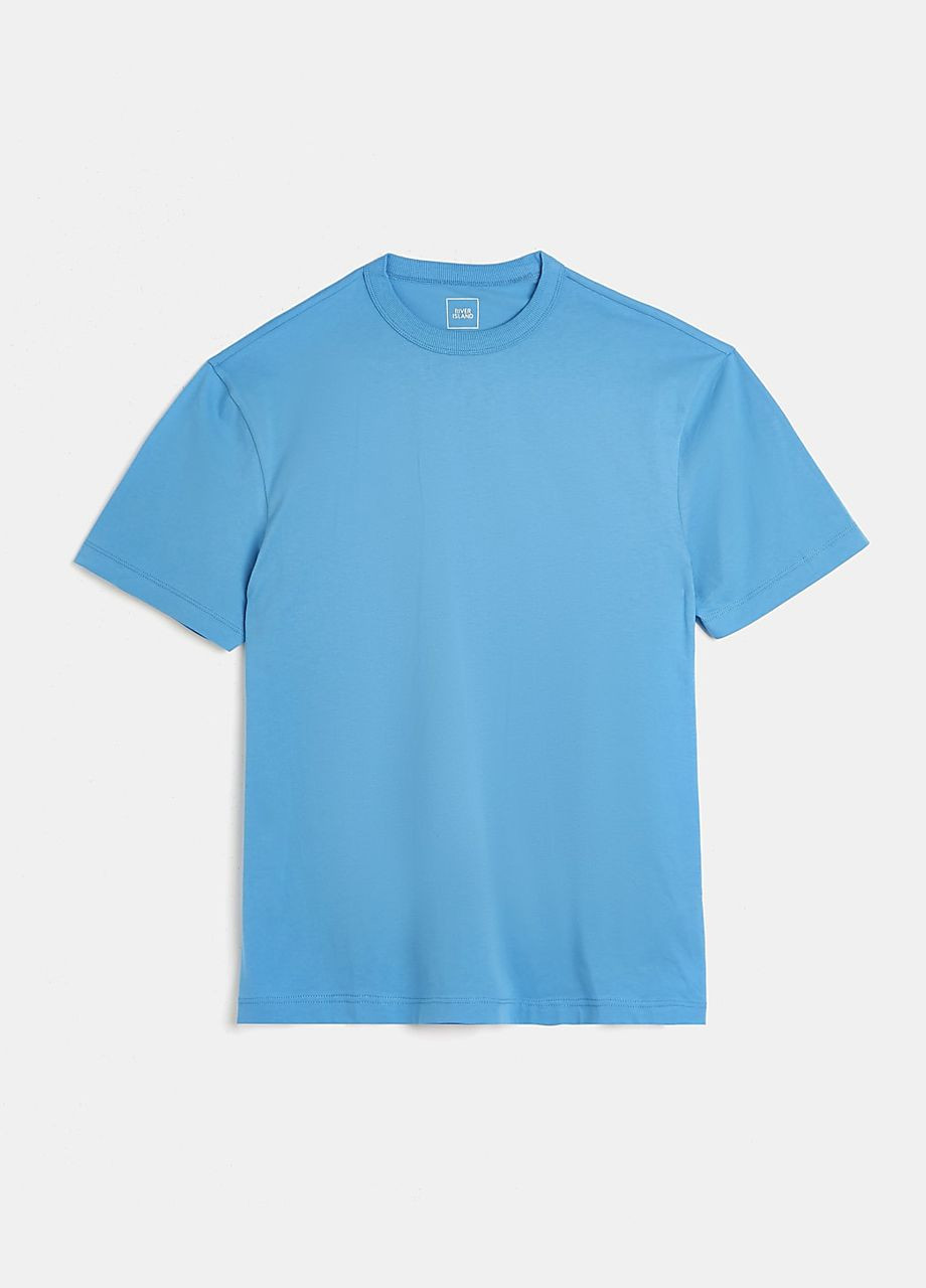 Синяя футболка basic,синий, River Island