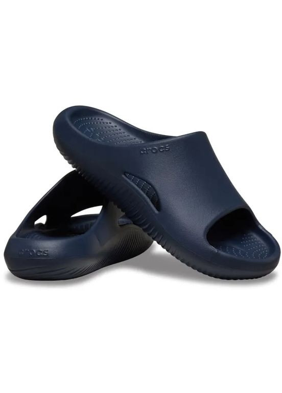 Темно-синие пляжные шлепанцы recovery slide navy 208392 Crocs