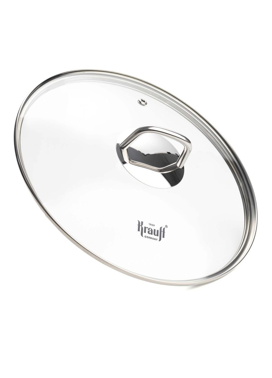 Сковорода с антипригарным покрытием и стеклянной крышкой 26 см (88-222-118) Krauff (334007380)