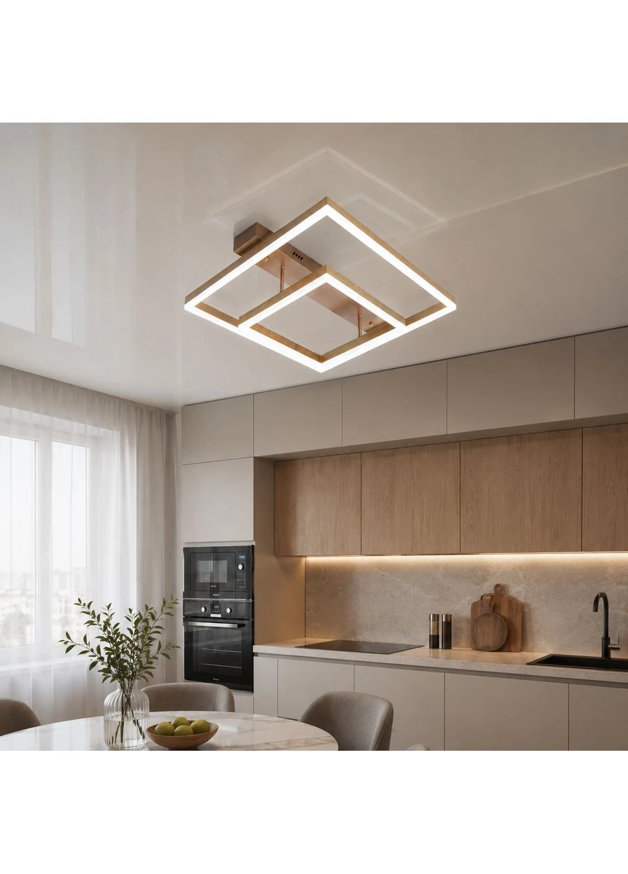 Люстра LED стельова золото No Brand (398901605)