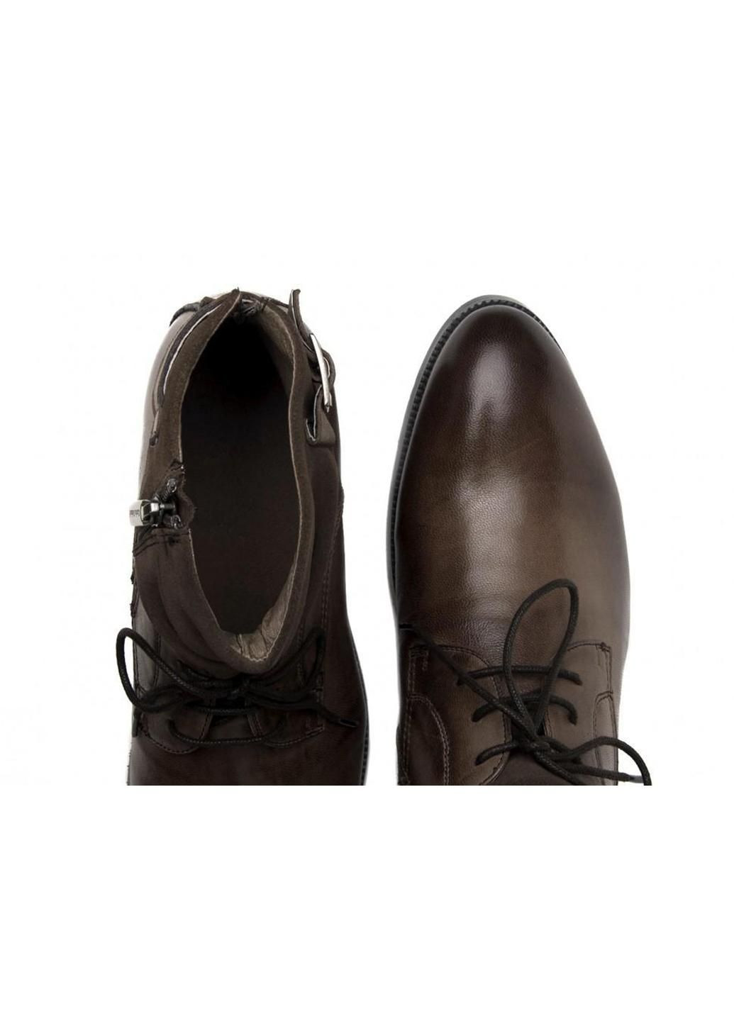 Коричневые зимние ботинки 7124507 цвет коричневый Carlo Delari
