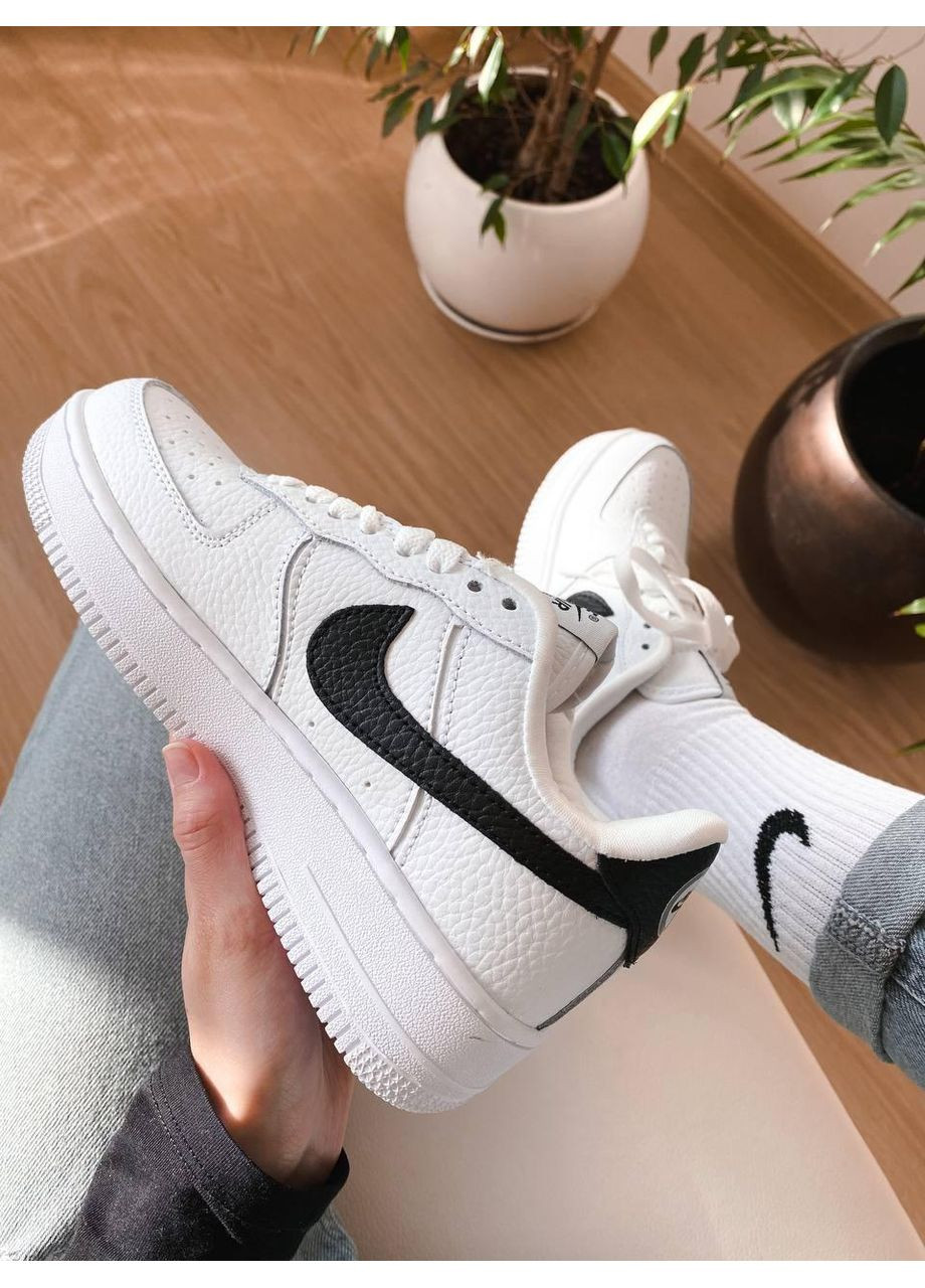 Белые демисезонные кроссовки мужские nike air force 1 lx chrome swooshes найк аир форс 1 премиум No Brand