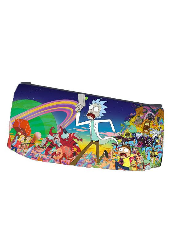 Пенал шкільний Рік і Морті двосторонній 22х11 см (pn_0106) No Brand (328446076)